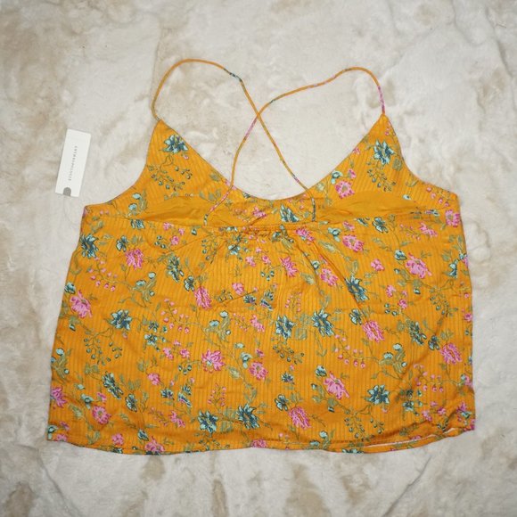 Anthropologie Sabia Floral V Neck Cami - Picture 4 of 5